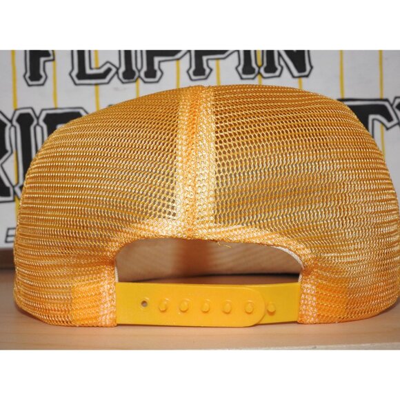 Vintage 70s Pittsburgh Pirates Mesh Snapback Hatters Cap Union Hat Mens Medium - Picture 5 of 9